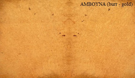 Amboyna Gold Wood Veneer