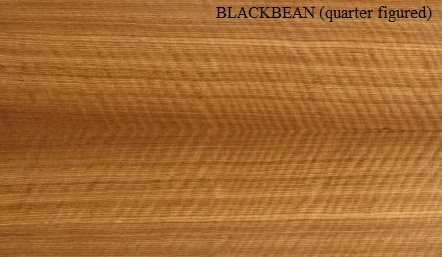 Blackbean Quarter Figured Wood Veneer