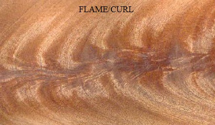 Flame/Curl Wood Veneer