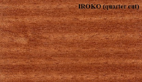 Iroko Quartered