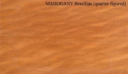 Mahogany Brazilian Quarter Figured Wood Veneer