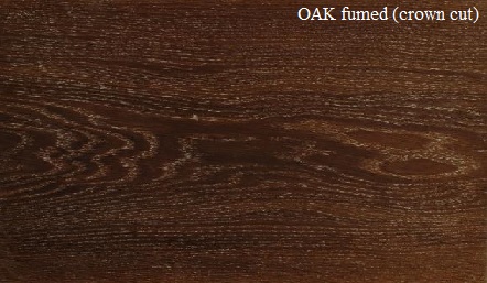 Oak Fumed Crown Wood Veneer