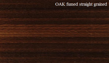 OAK fumed straight grained
