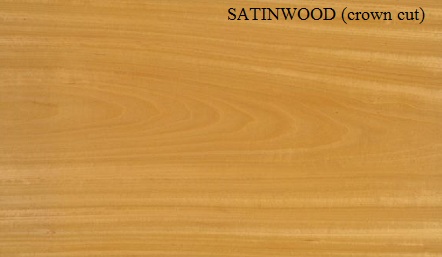 Satinwood Crown Wood Veneer