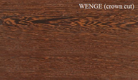 Wenge crown cut