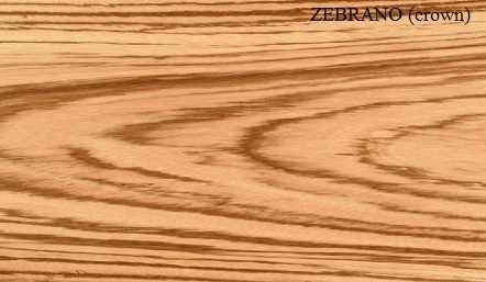 Zebrano Crown Wood Veneer