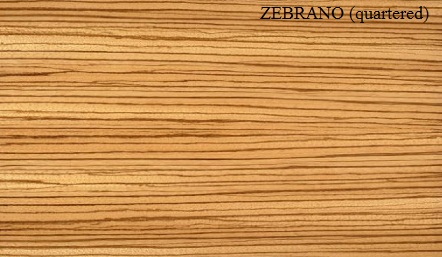 Zebrano Quartered Wood Veneer