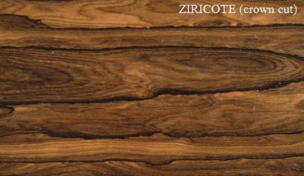 Ziricote Crown Wood Veneer